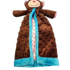 Mud Pie Money Security Lovey Blanket Brown